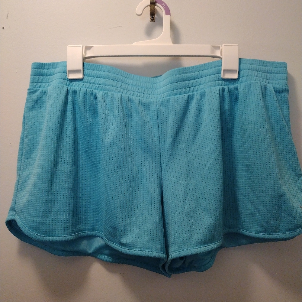 Sky Blue Women's Athletic Shorts
